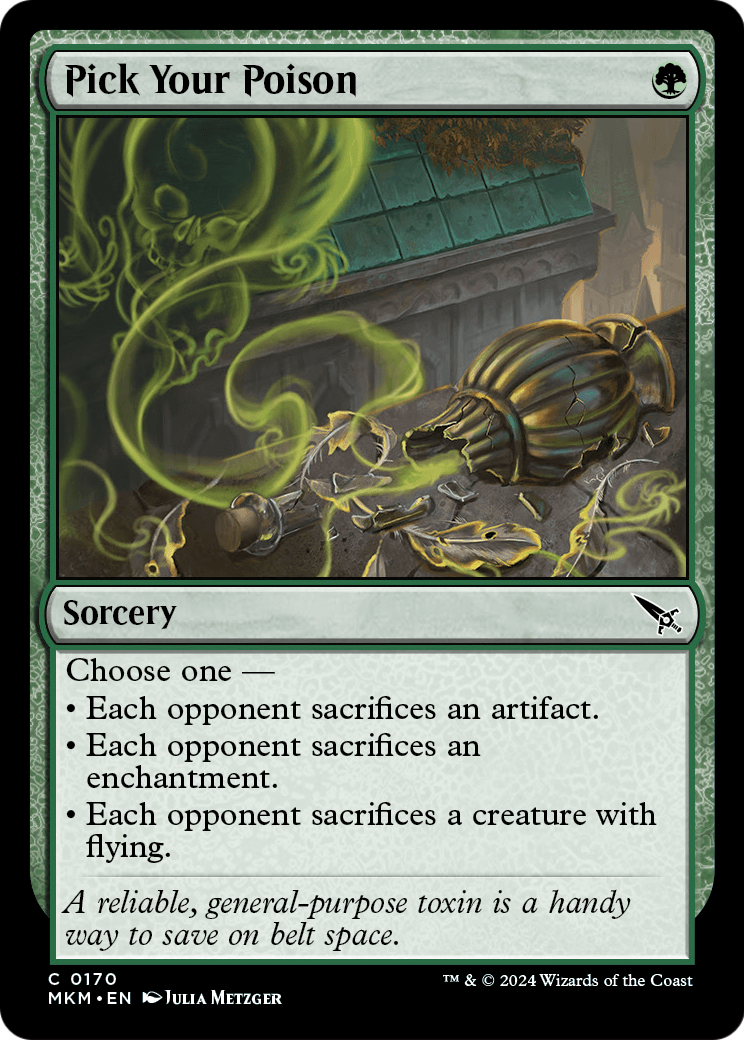 Pick Your Poison [Murders at Karlov Manor] Foil