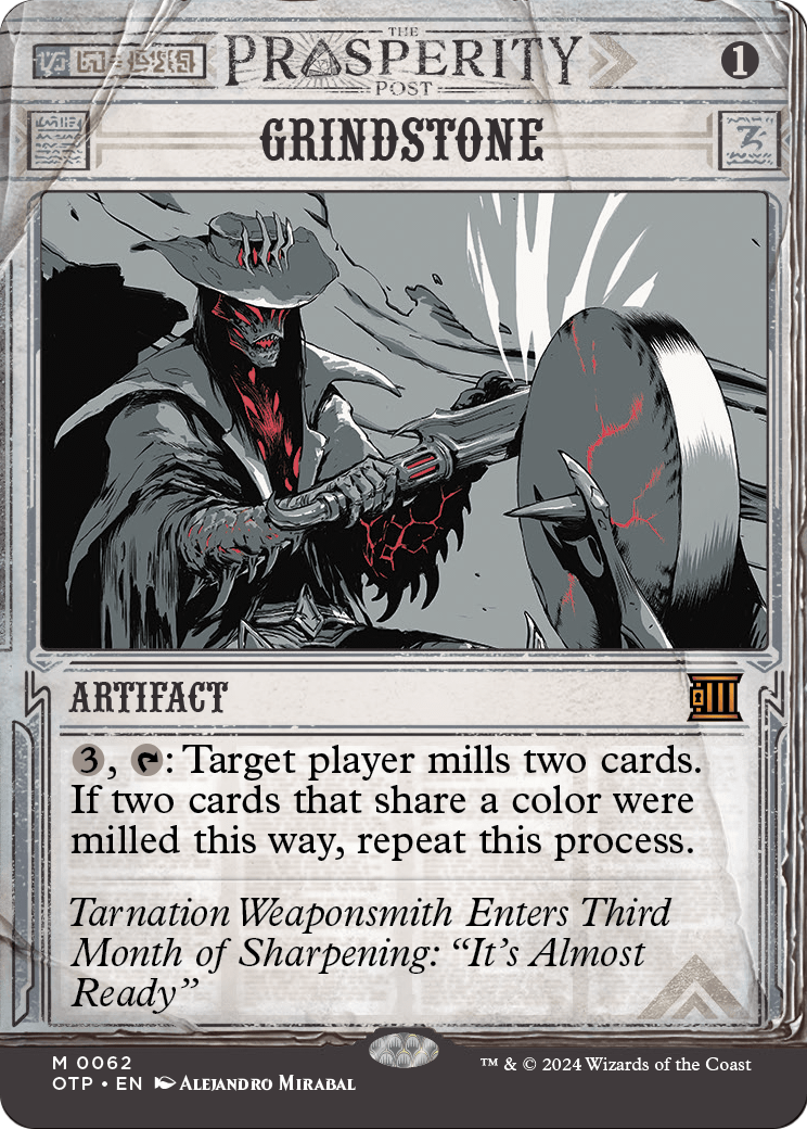 Grindstone [Outlaws of Thunder Junction: Breaking News] Foil