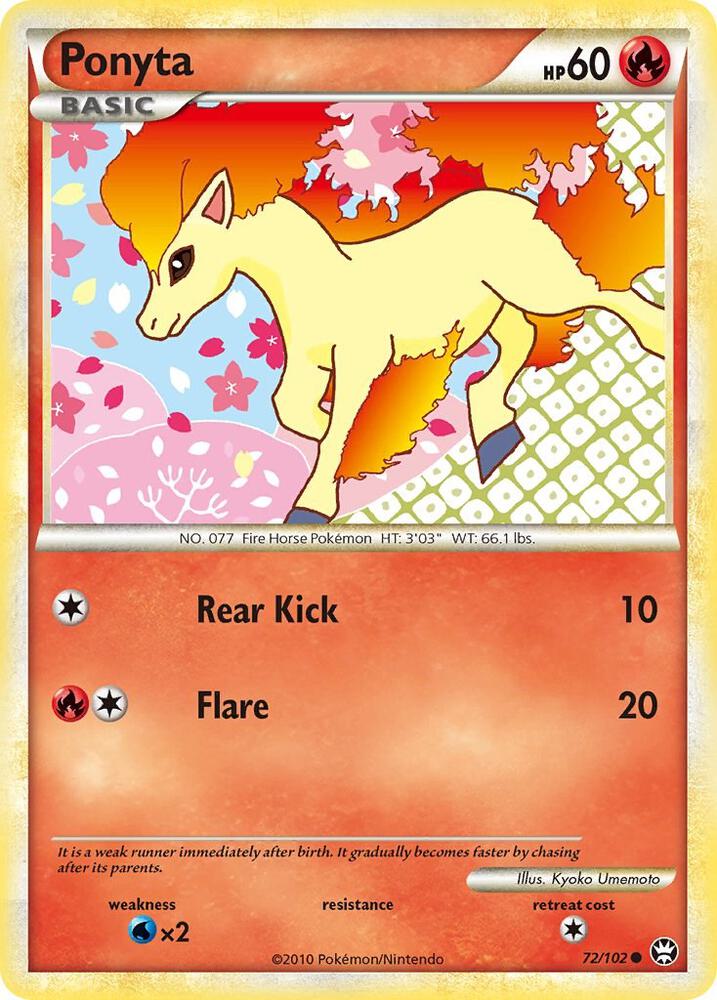 Ponyta 72/102 (Triumphant) 