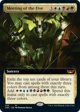 Meeting of the Five Extended Art 436/281 (Streets of New Capenna) 