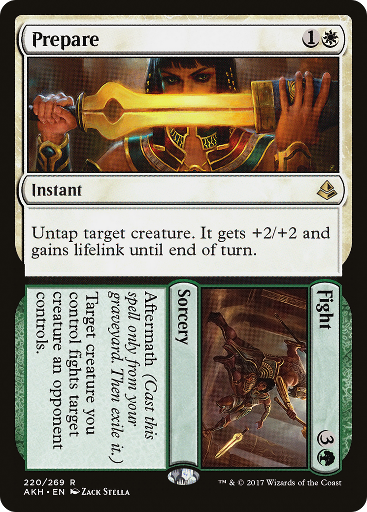 Prepare // Fight [Amonkhet] Foil