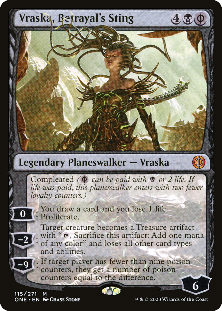Vraska, Betrayal's Sting [Phyrexia: All Will Be One] Foil