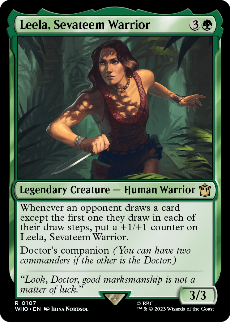 Leela, Sevateem Warrior [Doctor Who] Foil