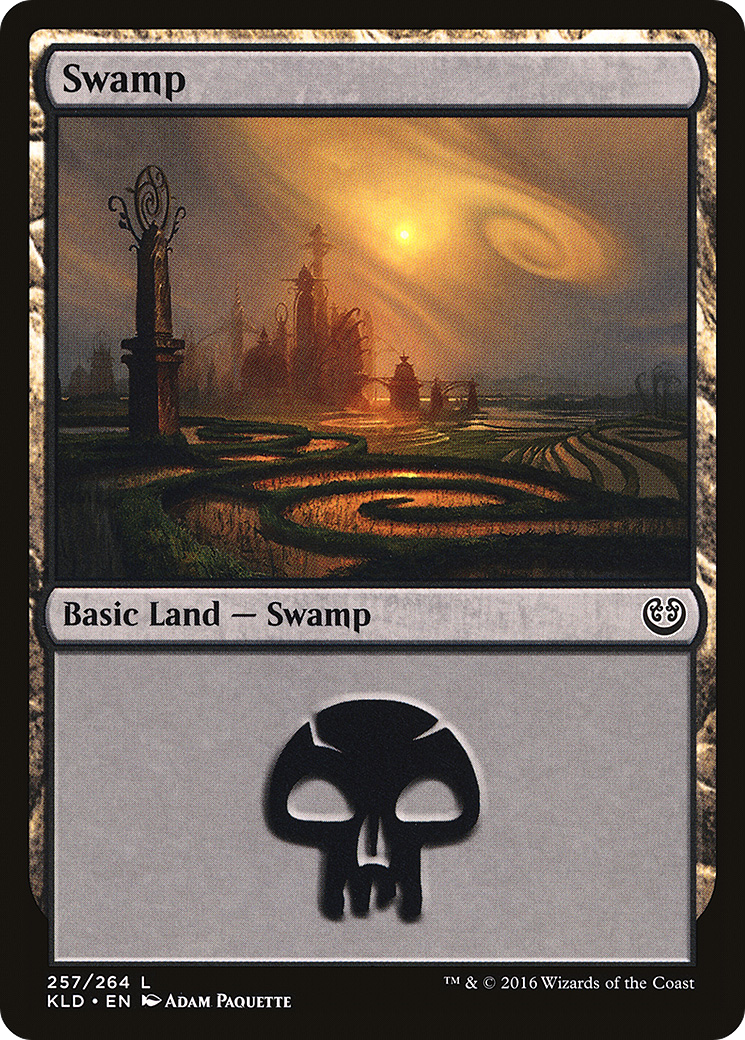 Swamp (257) [Kaladesh] Foil