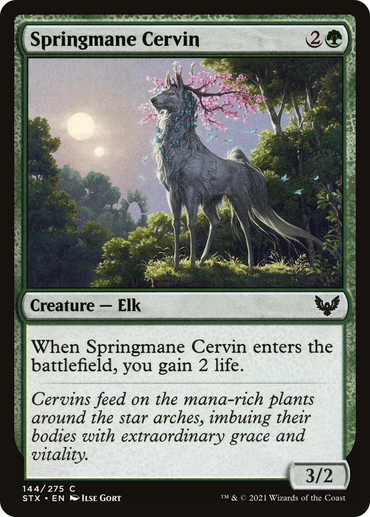Springmane Cervin [Strixhaven: School of Mages] Foil