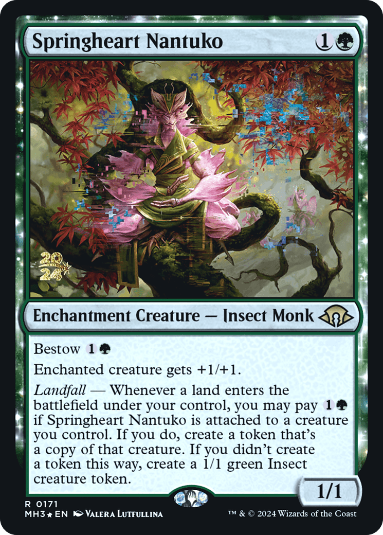 Springheart Nantuko [Modern Horizons 3 Prerelease Promos]