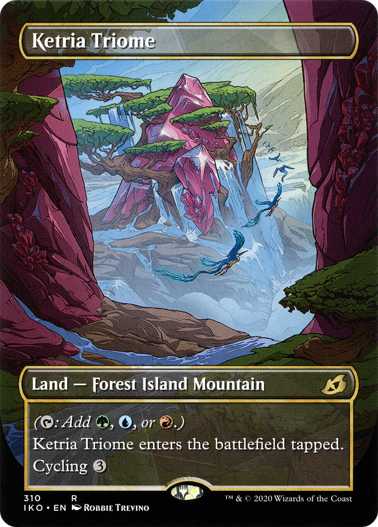 Ketria Triome (Showcase) [Ikoria: Lair of Behemoths] Foil