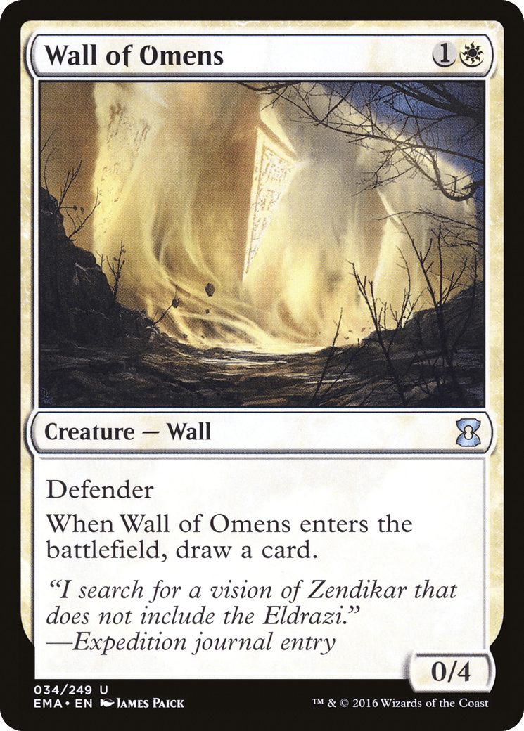 Wall of Omens [Eternal Masters] Foil