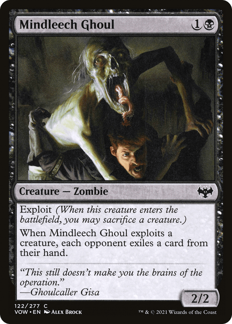 Mindleech Ghoul [Innistrad: Crimson Vow] Foil