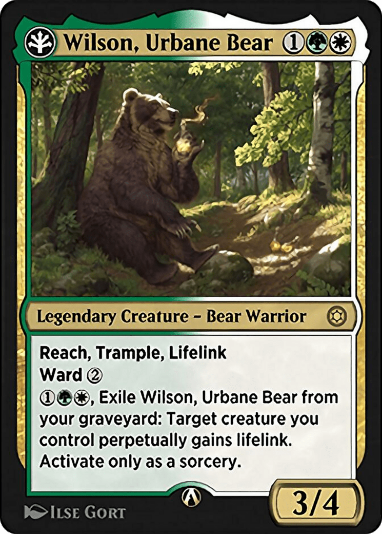 Wilson, Urbane Bear (HBG-19W) - Alchemy Horizons: Baldur's Gate