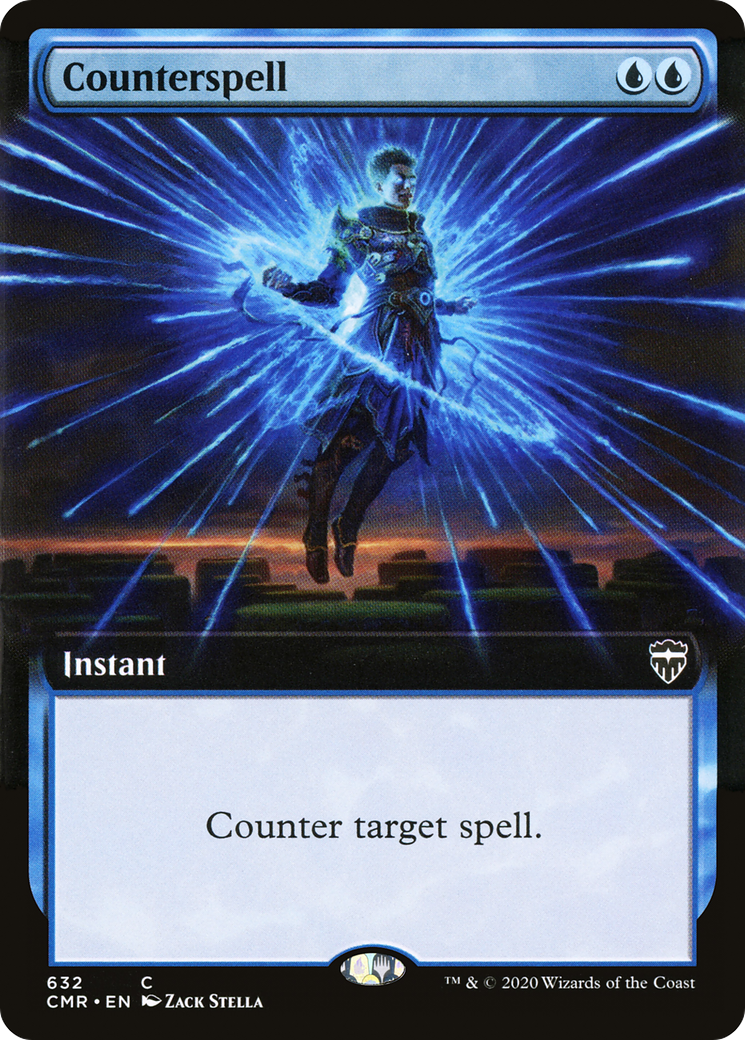 Counterspell (Extended Art) [Commander Legends] Foil