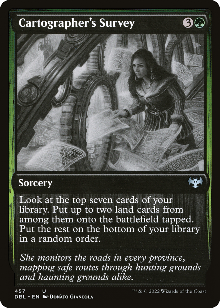 Cartographer's Survey [Innistrad: Double Feature] Foil