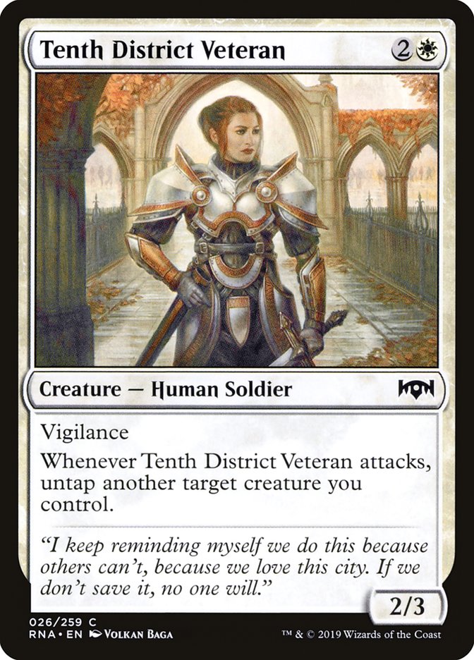 Tenth District Veteran 26/259 (Ravnica Allegiance)  - Foil