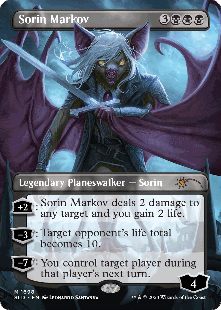 Sorin Markov (SLD-1698) - Secret Lair Drop (Borderless) Foil