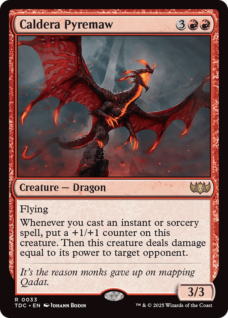 Caldera Pyremaw (033) [Commander: Tarkir: Dragonstorm]