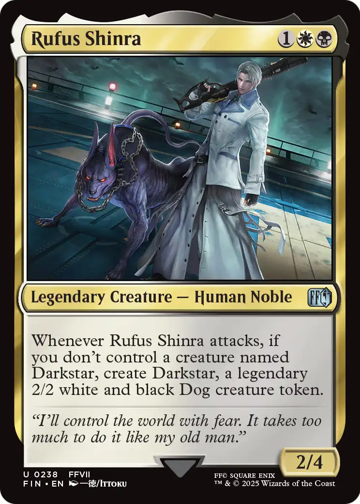 Rufus Shinra (238) [FINAL FANTASY]  Foil