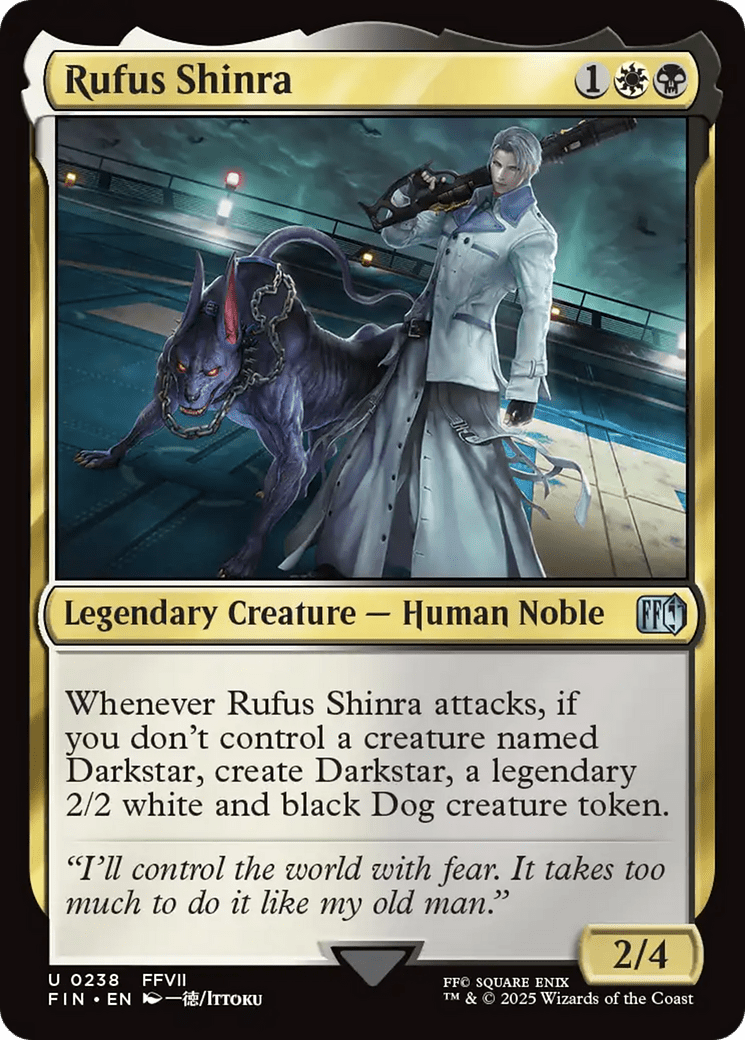 Rufus Shinra (238) [FINAL FANTASY]  Foil