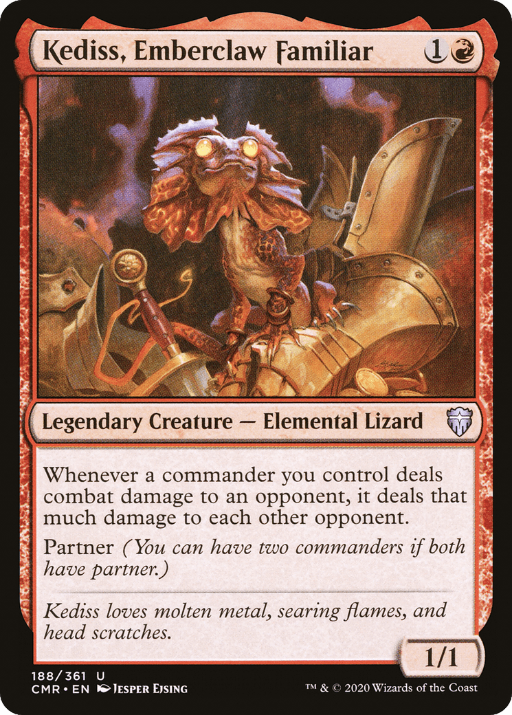 Kediss, Emberclaw Familiar [Commander Legends] Foil