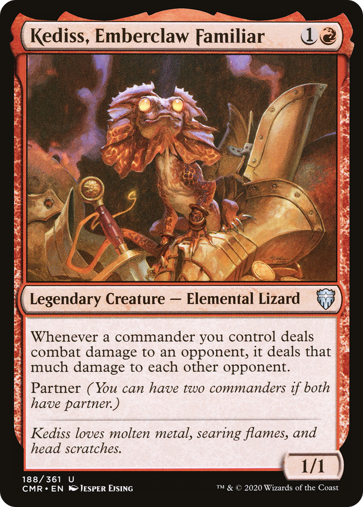 Kediss, Emberclaw Familiar [Commander Legends] Foil