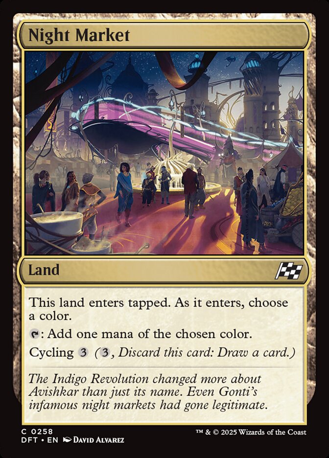 Night Market 258/291 (Aetherdrift)  - Foil