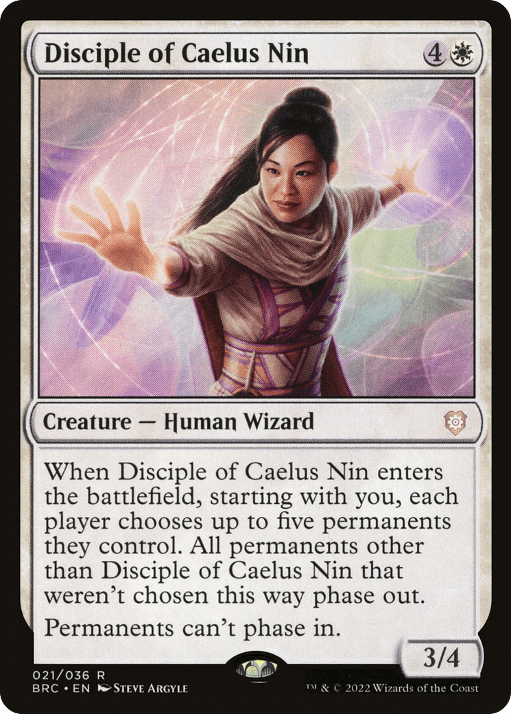 Disciple of Caelus Nin [The Brothers' War Commander] Foil