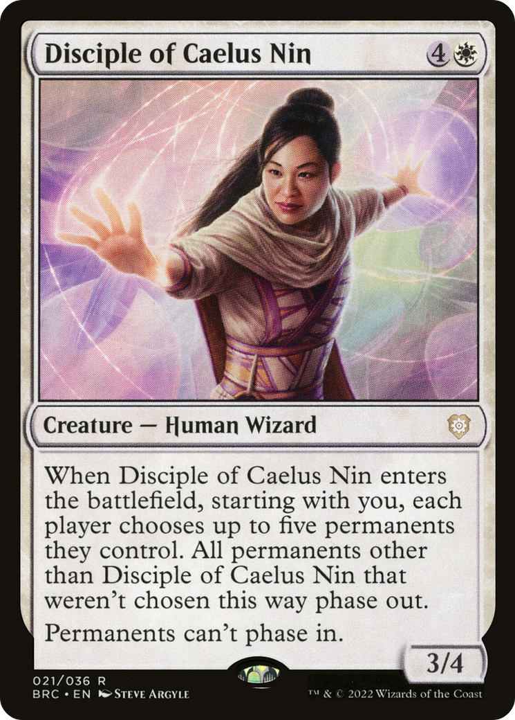 Disciple of Caelus Nin [The Brothers' War Commander] Foil