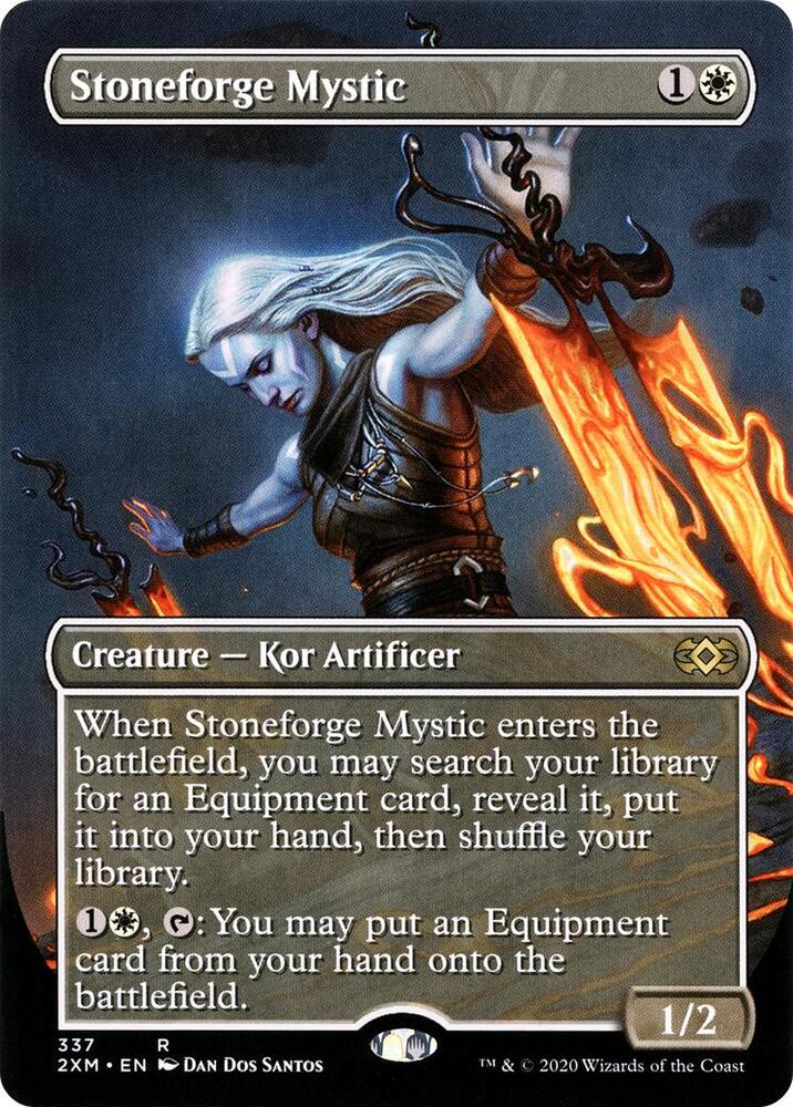 Stoneforge Mystic 337/332 (Double Masters)  - Borderless Foil