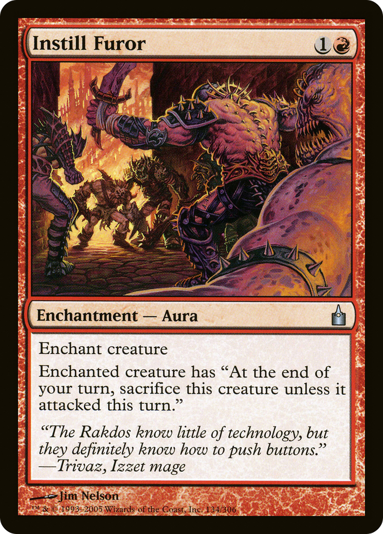 Instill Furor [Ravnica: City of Guilds] Foil