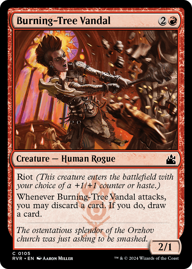 Burning-Tree Vandal [Ravnica Remastered] Foil