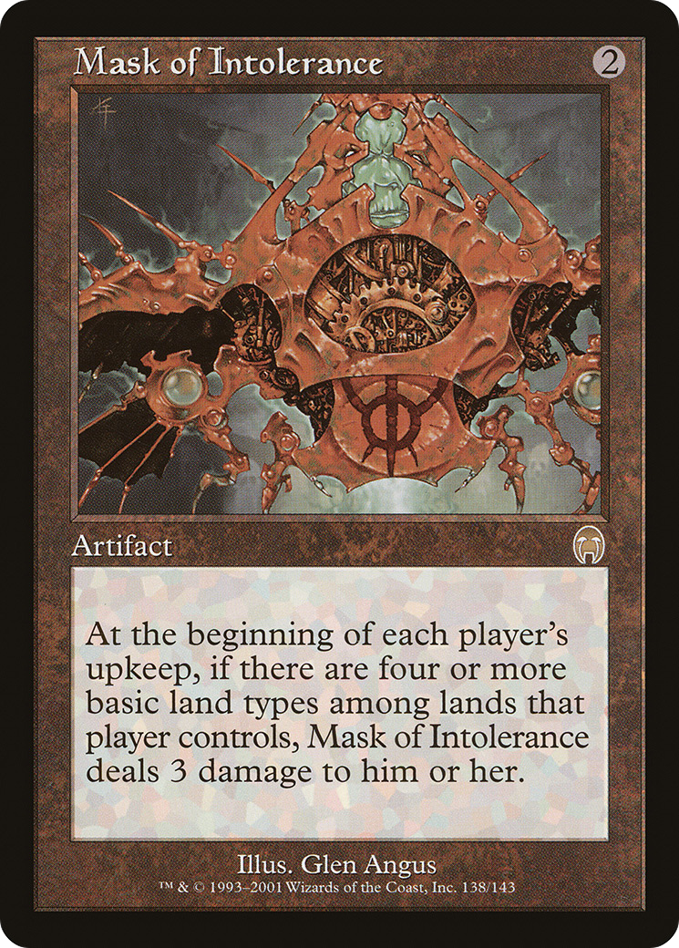 Mask of Intolerance [Apocalypse] Foil