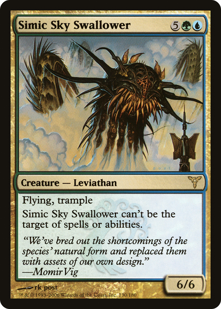 Simic Sky Swallower [Dissension] Foil