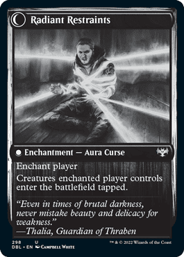 Radiant Grace // Radiant Restraints [Innistrad: Double Feature] Foil