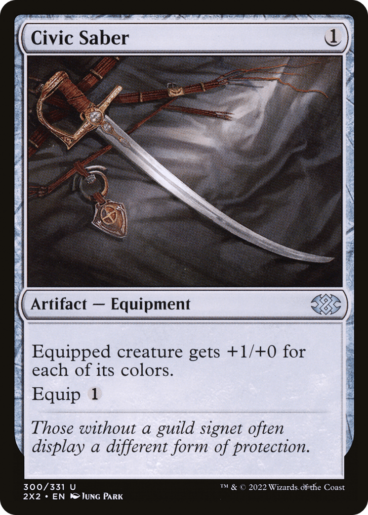 Civic Saber [Double Masters 2022] Foil