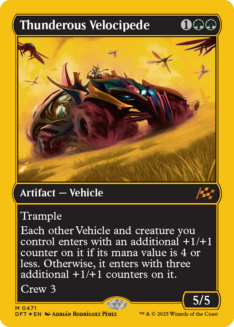 Thunderous Velocipede |  Foil (471) [Aetherdrift]