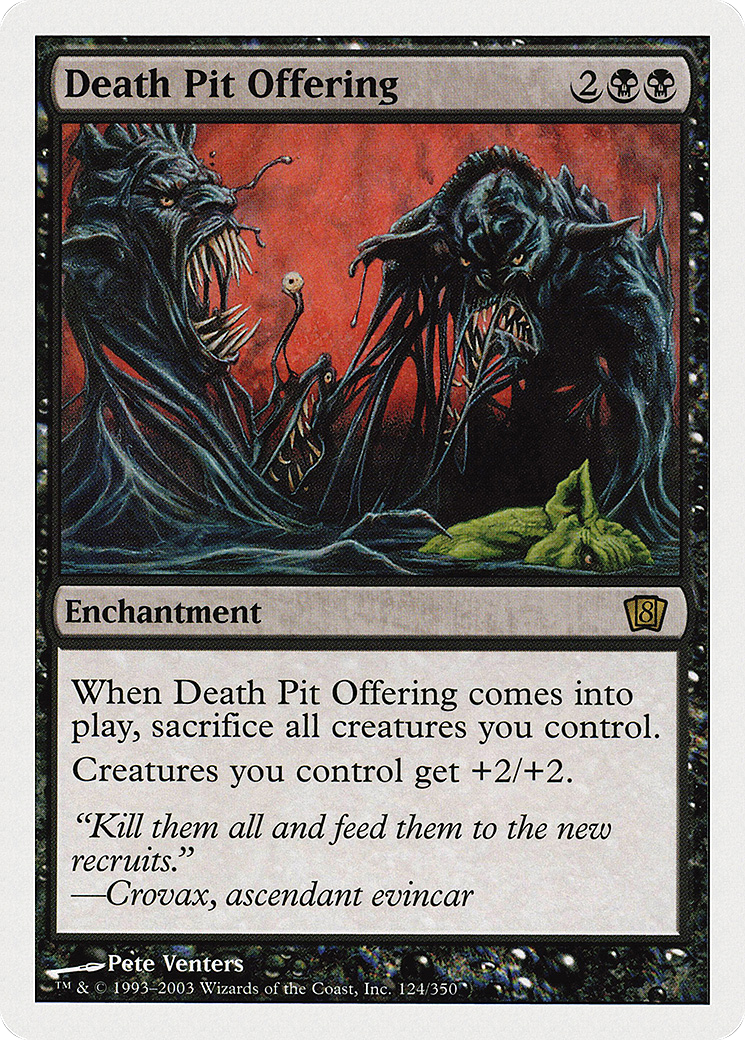 Death Pit Offering [Eighth Edition] Foil