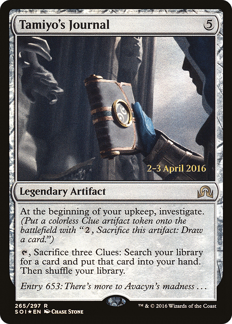 Tamiyo's Journal (Entry 653) [Shadows over Innistrad Promos]