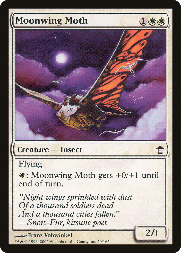 Moonwing Moth [Saviors of Kamigawa] Foil