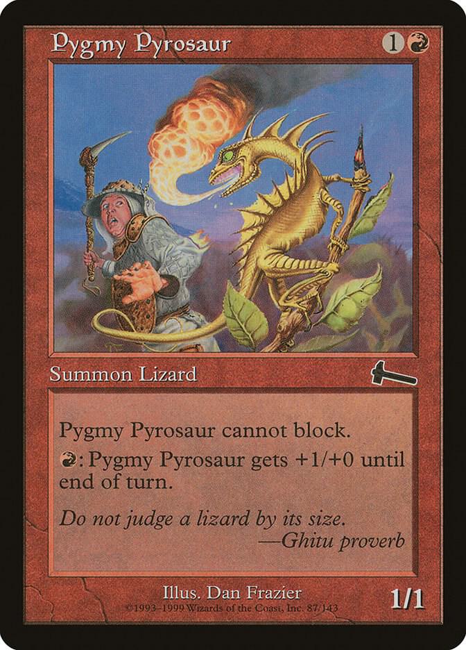 Pygmy Pyrosaur 87/143 (Urza's Legacy) 