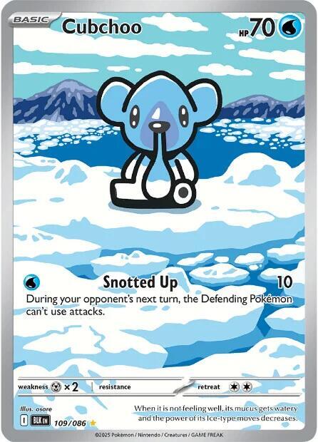Cubchoo 109/086 (SV: Black Bolt)  - Holofoil