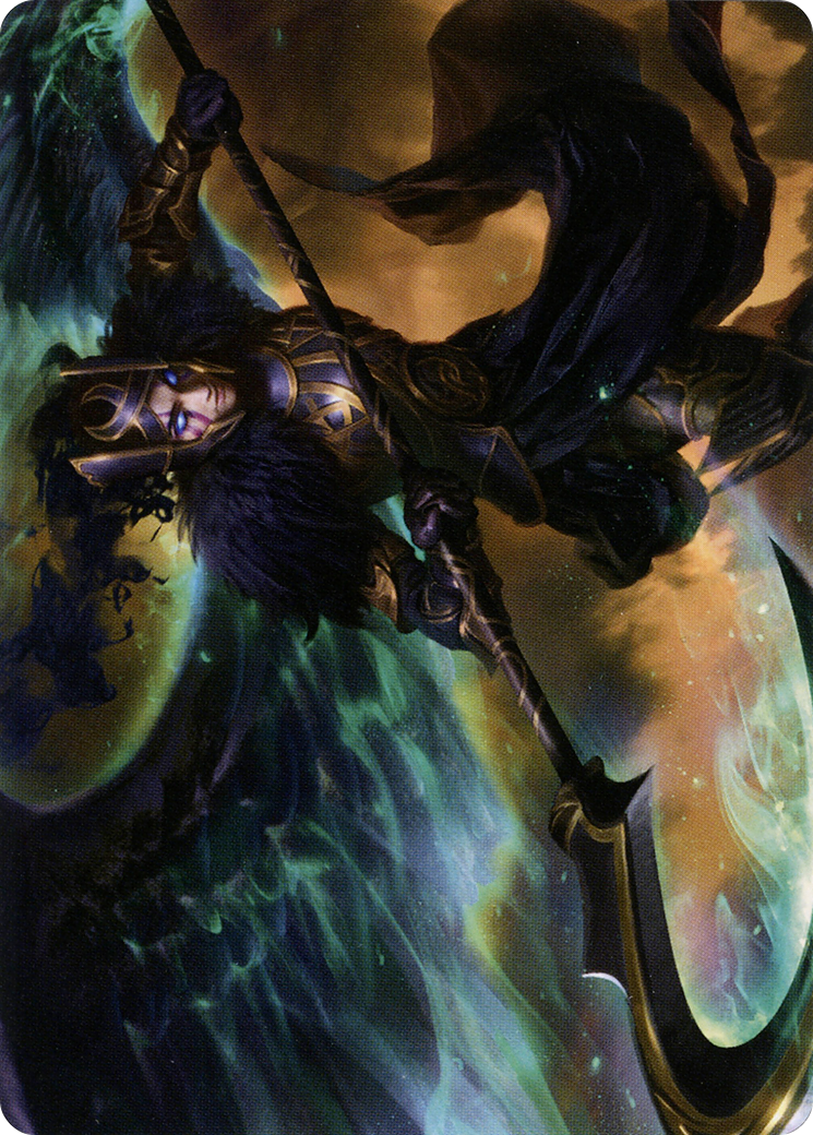 Vengeful Reaper // Vengeful Reaper (AKHM-029) - Kaldheim Art Series (Borderless) Foil