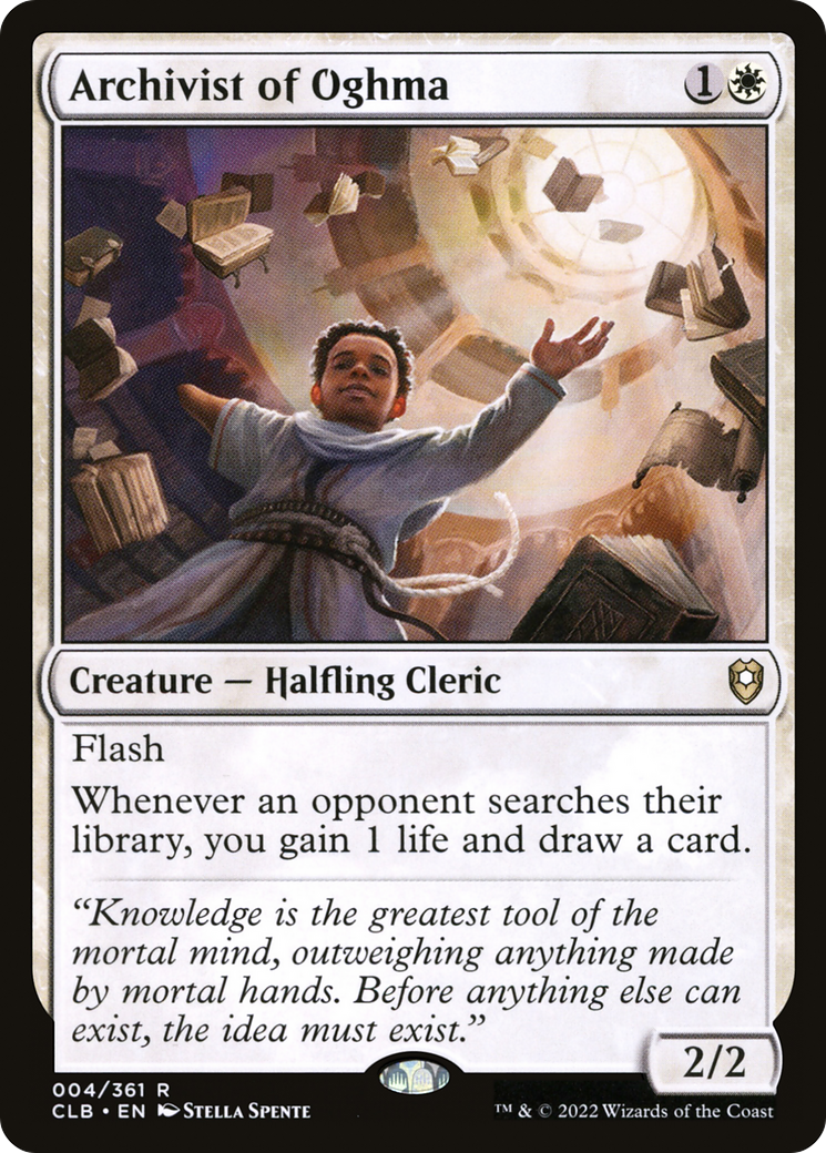 Archivist of Oghma [Commander Legends: Battle for Baldur's Gate] Foil