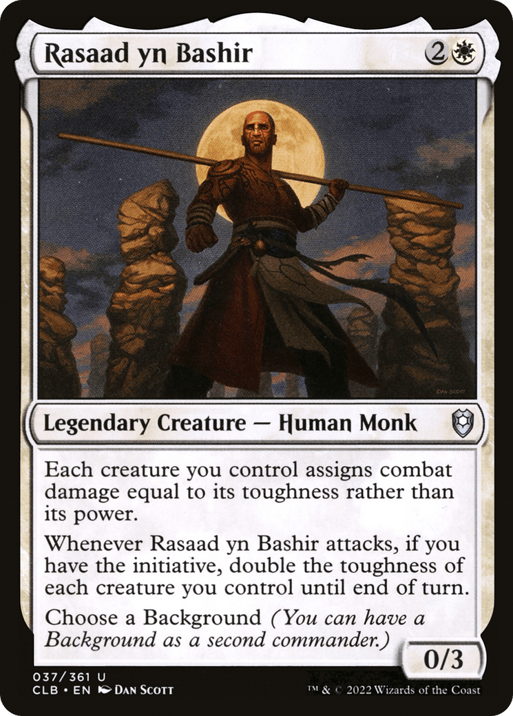 Rasaad yn Bashir [Commander Legends: Battle for Baldur's Gate] Foil