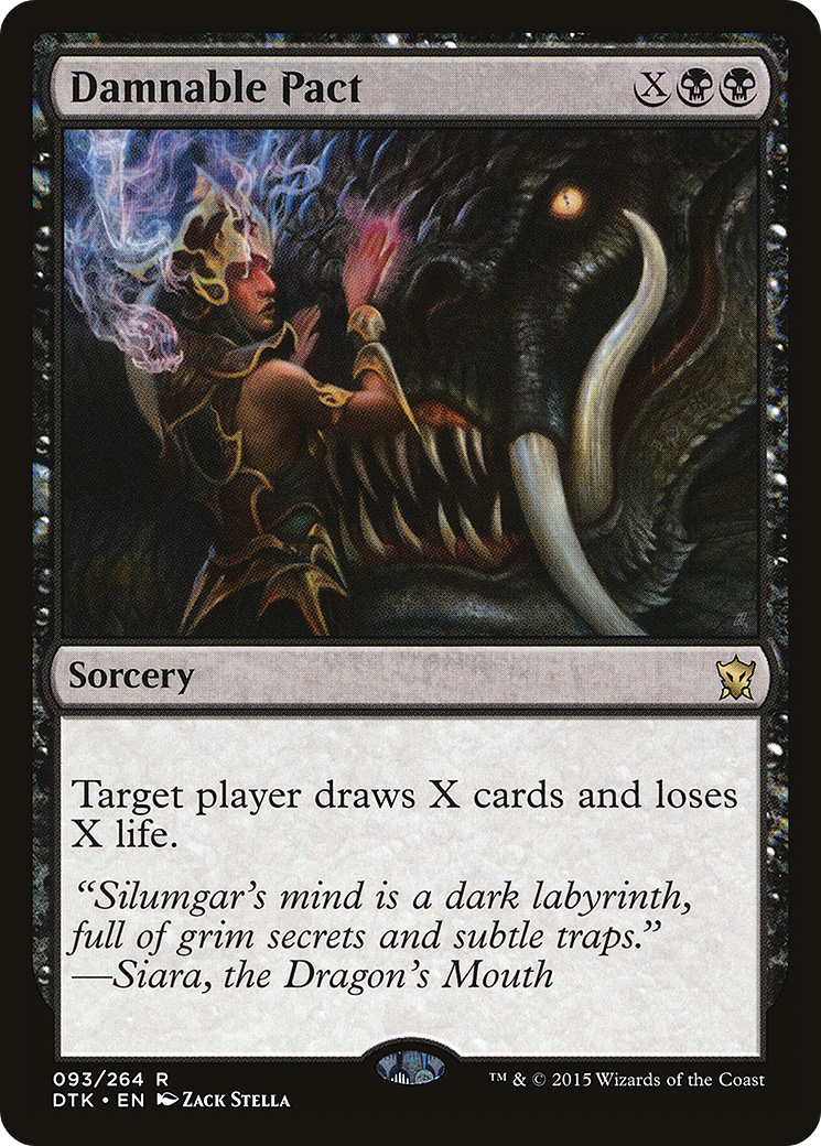 Damnable Pact [Dragons of Tarkir] Foil