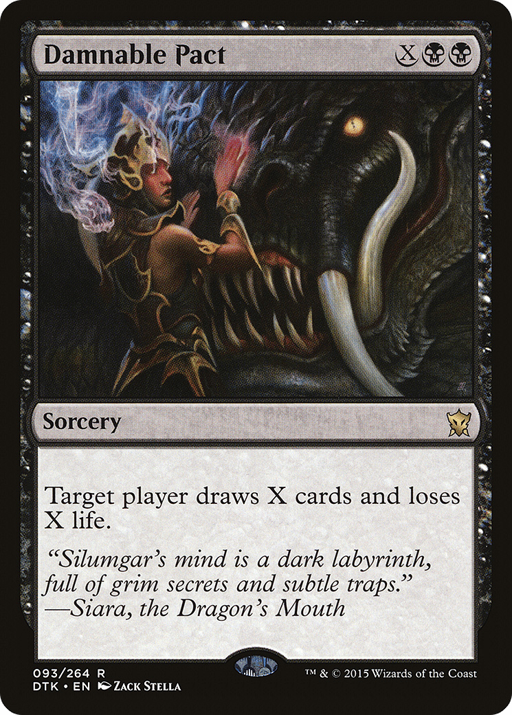 Damnable Pact [Dragons of Tarkir] Foil