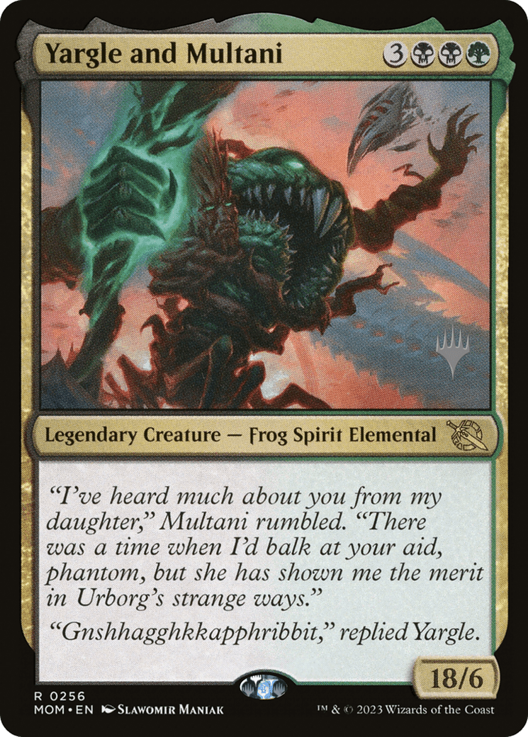 Yargle and Multani (Promo Pack) [March of the Machine Promos] Foil