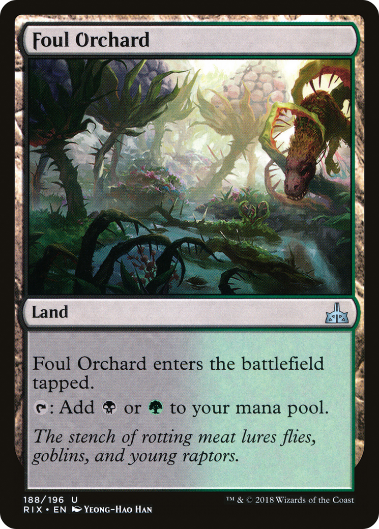 Foul Orchard [Rivals of Ixalan] Foil