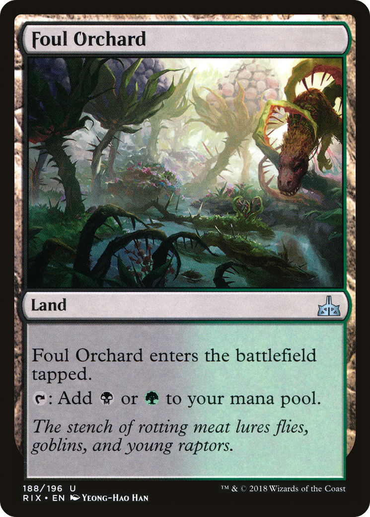 Foul Orchard [Rivals of Ixalan] Foil