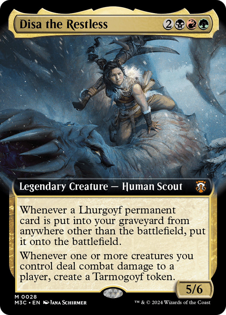 Disa the Restless (Extended Art) [Modern Horizons 3 Commander] Foil