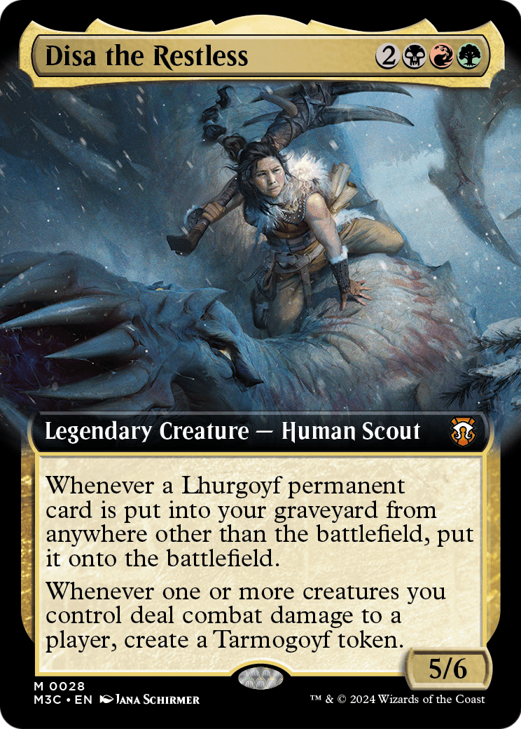 Disa the Restless (Extended Art) [Modern Horizons 3 Commander] Foil