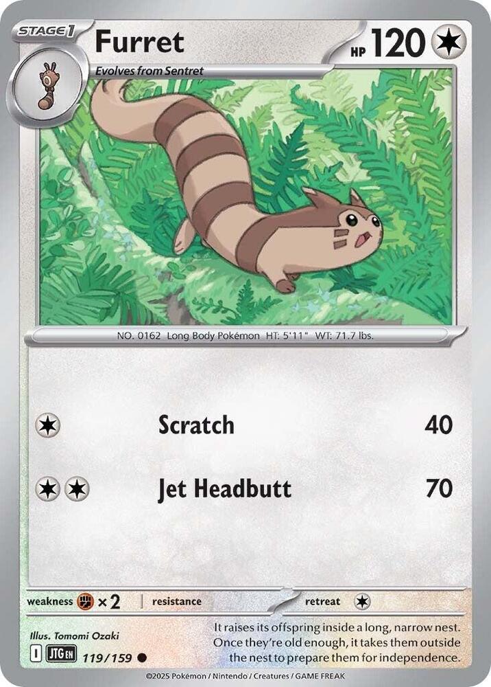 Furret 119/159 (SV09: Journey Together) 